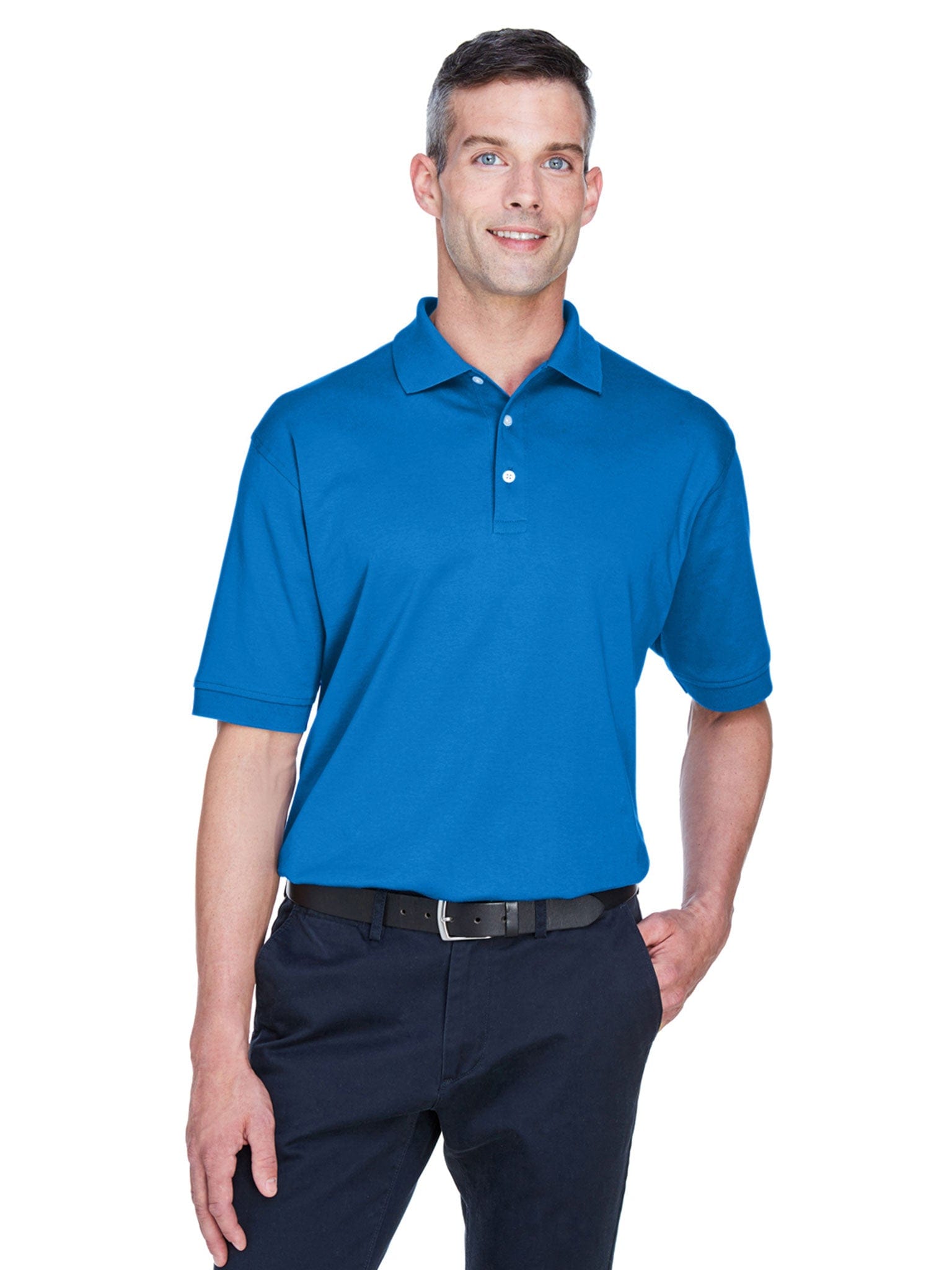 Devon & Jones Perfect Pima Interlock Polo Shirt