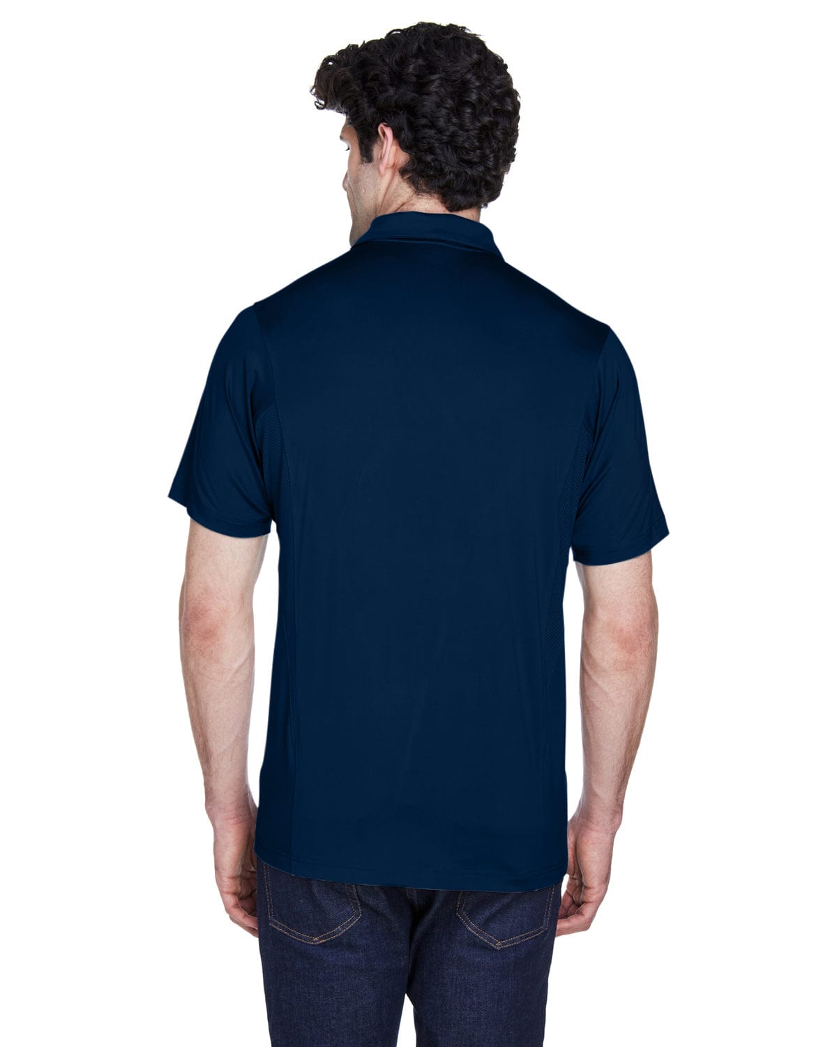Team 365 Mens Charger Performance Polo TT20 | Sport Dark Navy - Back