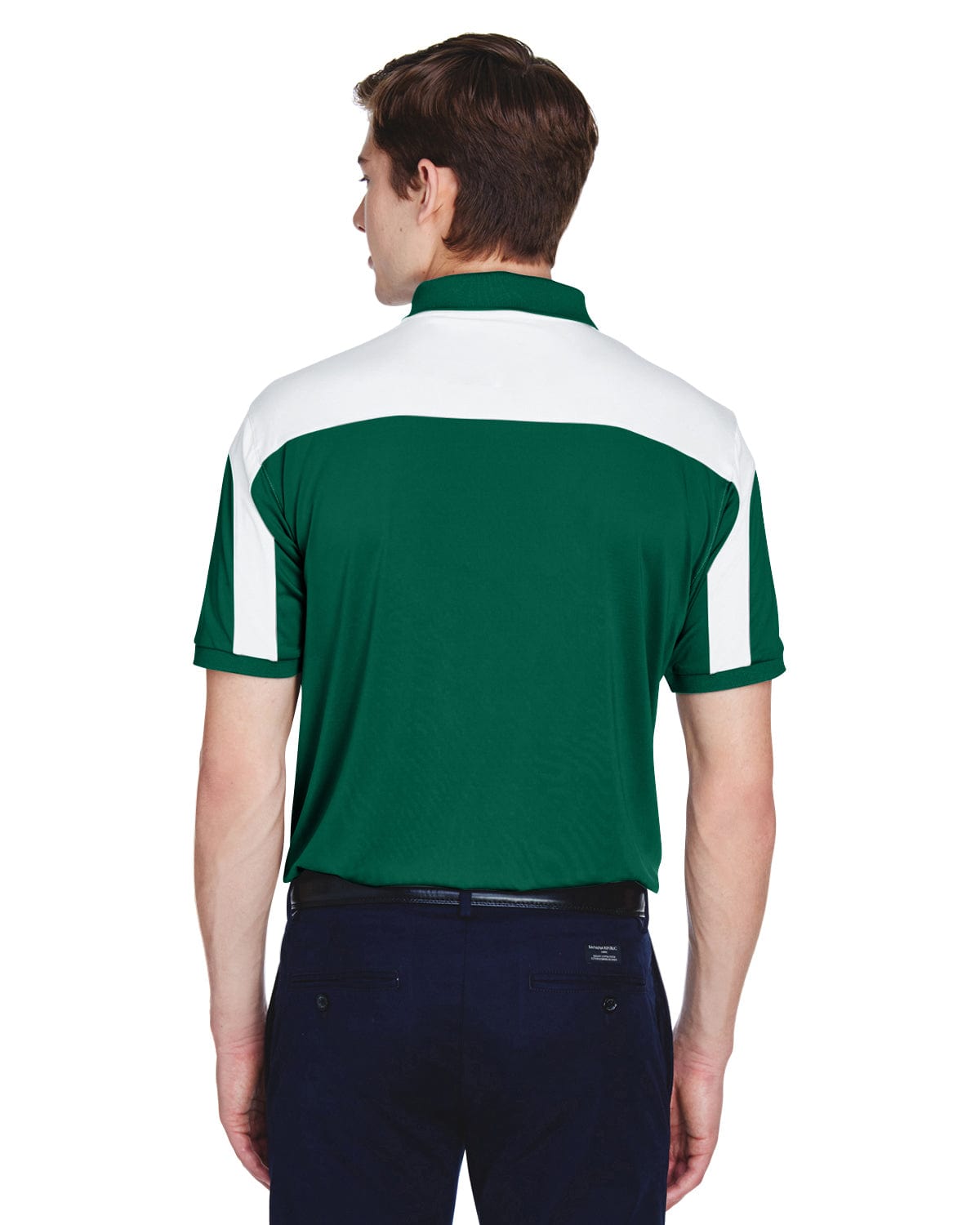 Team 365 Mens Victor Performance Polo TT22 | Sport Forest - Back