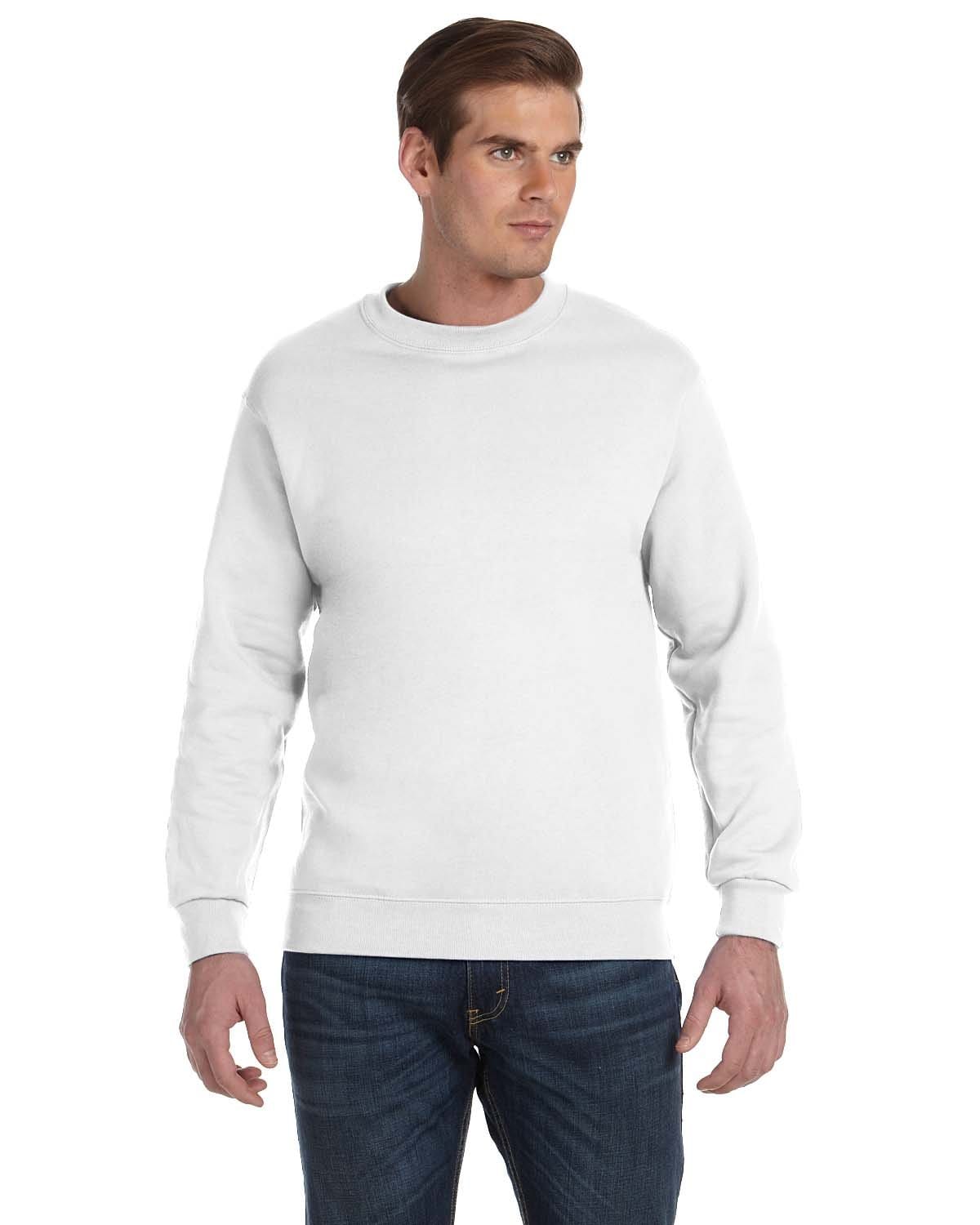 Gildan DryBlend 50/50 Crewneck Sweatshirt G120 | White - Front