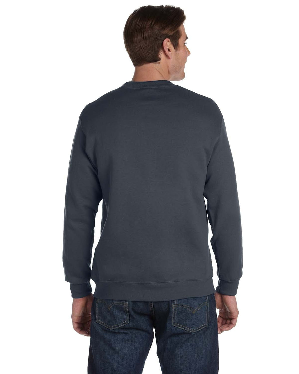 Gildan DryBlend 50/50 Crewneck Sweatshirt G120 | Charcoal - Back