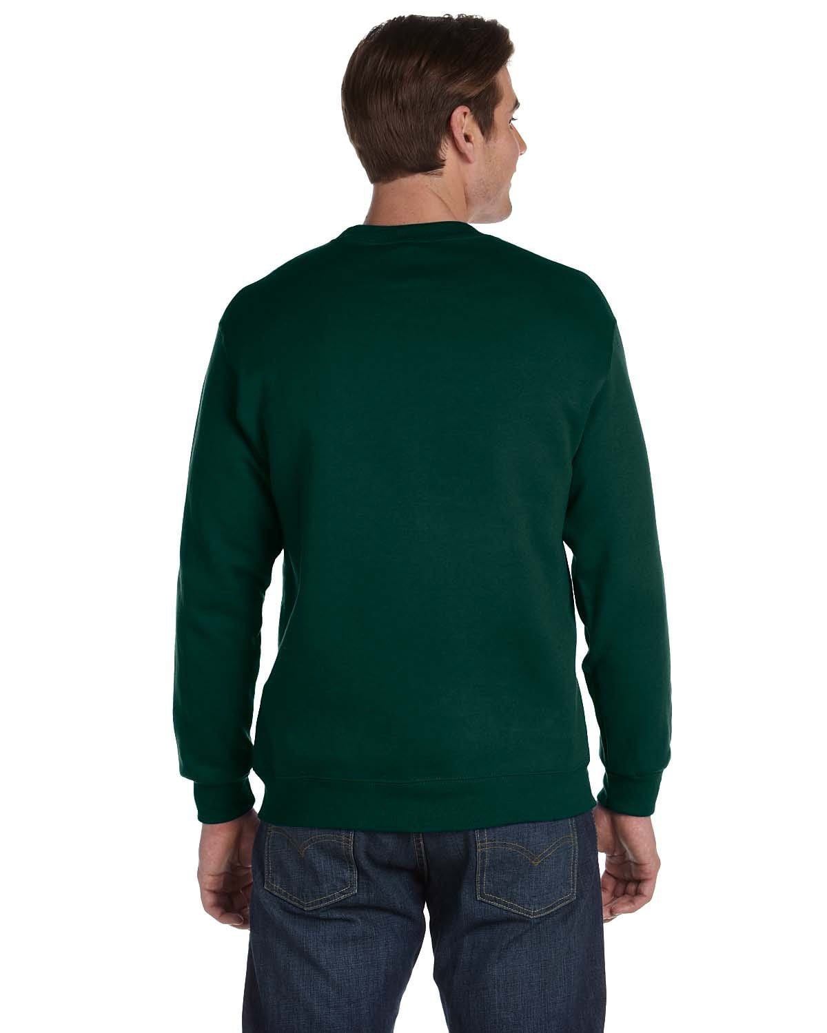 Gildan DryBlend 50/50 Crewneck Sweatshirt G120 | Forest Green - Back