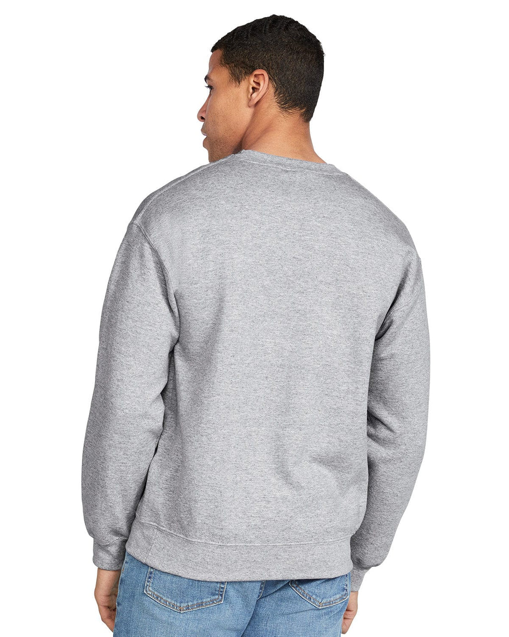 Gildan DryBlend 50/50 Crewneck Sweatshirt G120 | Sport Grey - Back