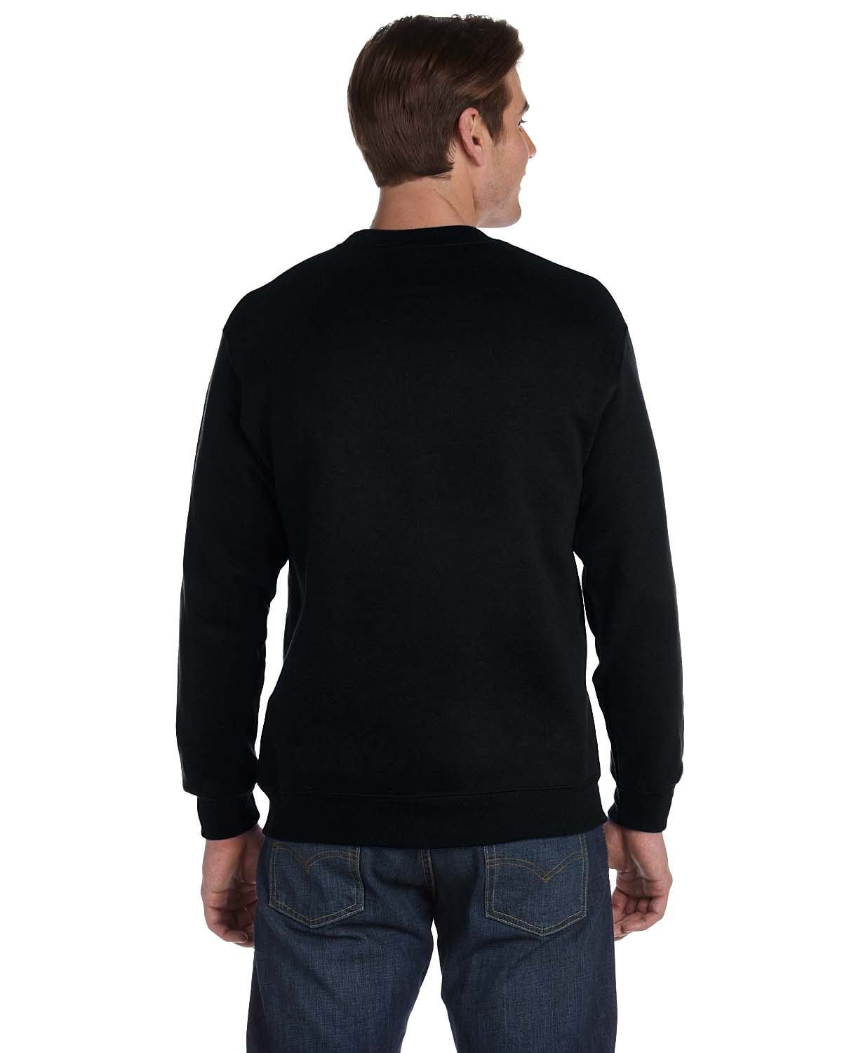 Gildan DryBlend 50/50 Crewneck Sweatshirt G120 | Black - Back