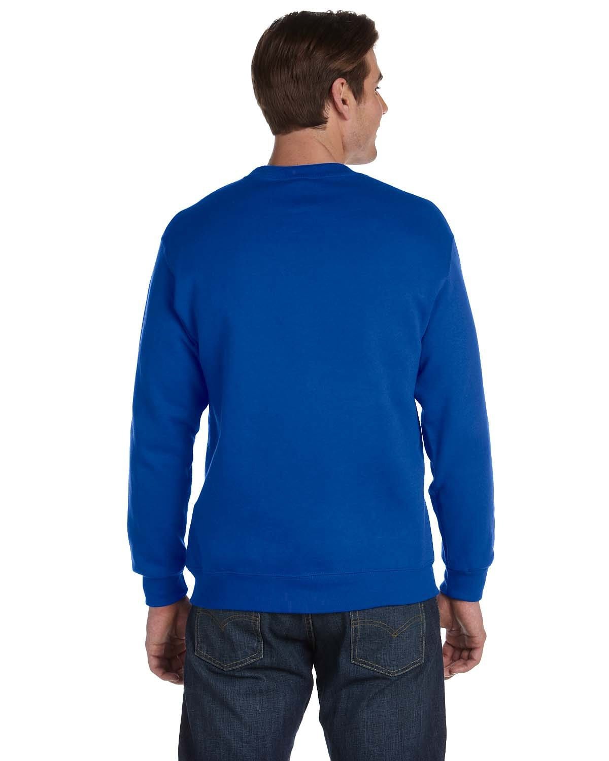 Gildan DryBlend 50/50 Crewneck Sweatshirt G120 | Royal - Back