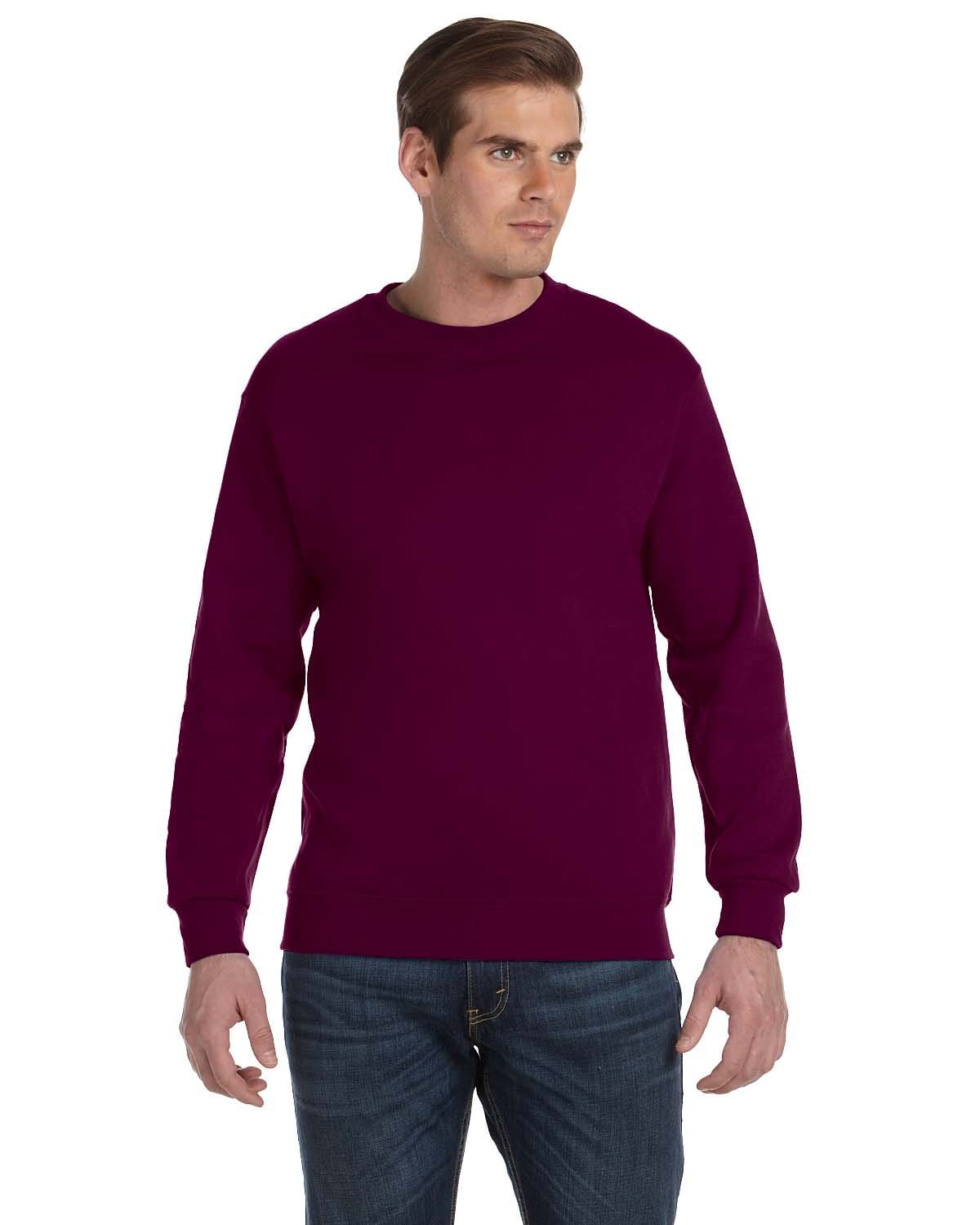 Gildan DryBlend 50/50 Crewneck Sweatshirt G120 | Maroon - Front