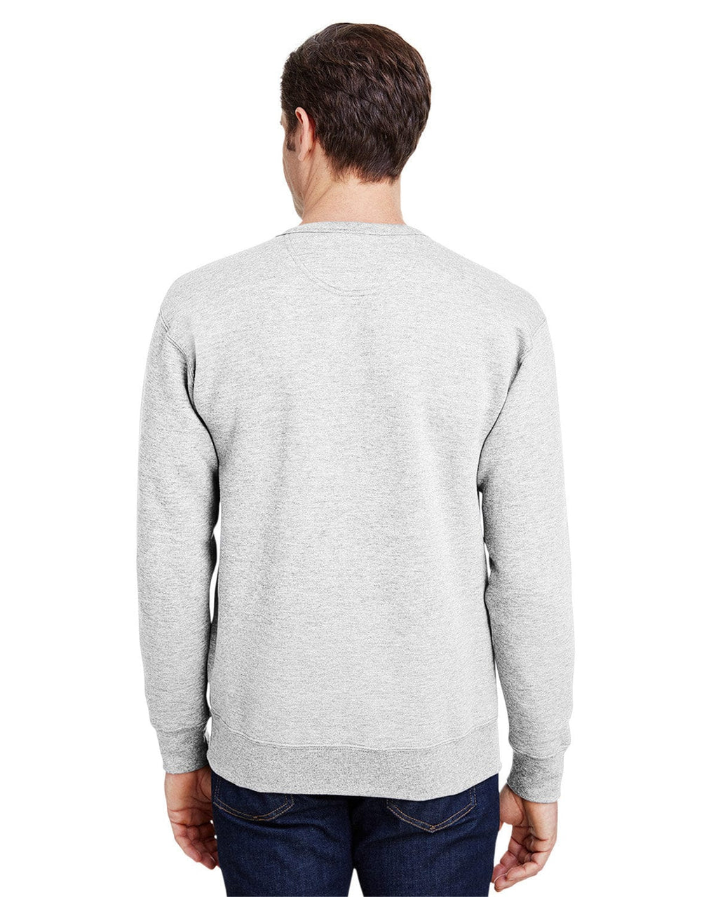 Gildan Hammer Crewneck Sweatshirt HF000 | Ash Grey - Back