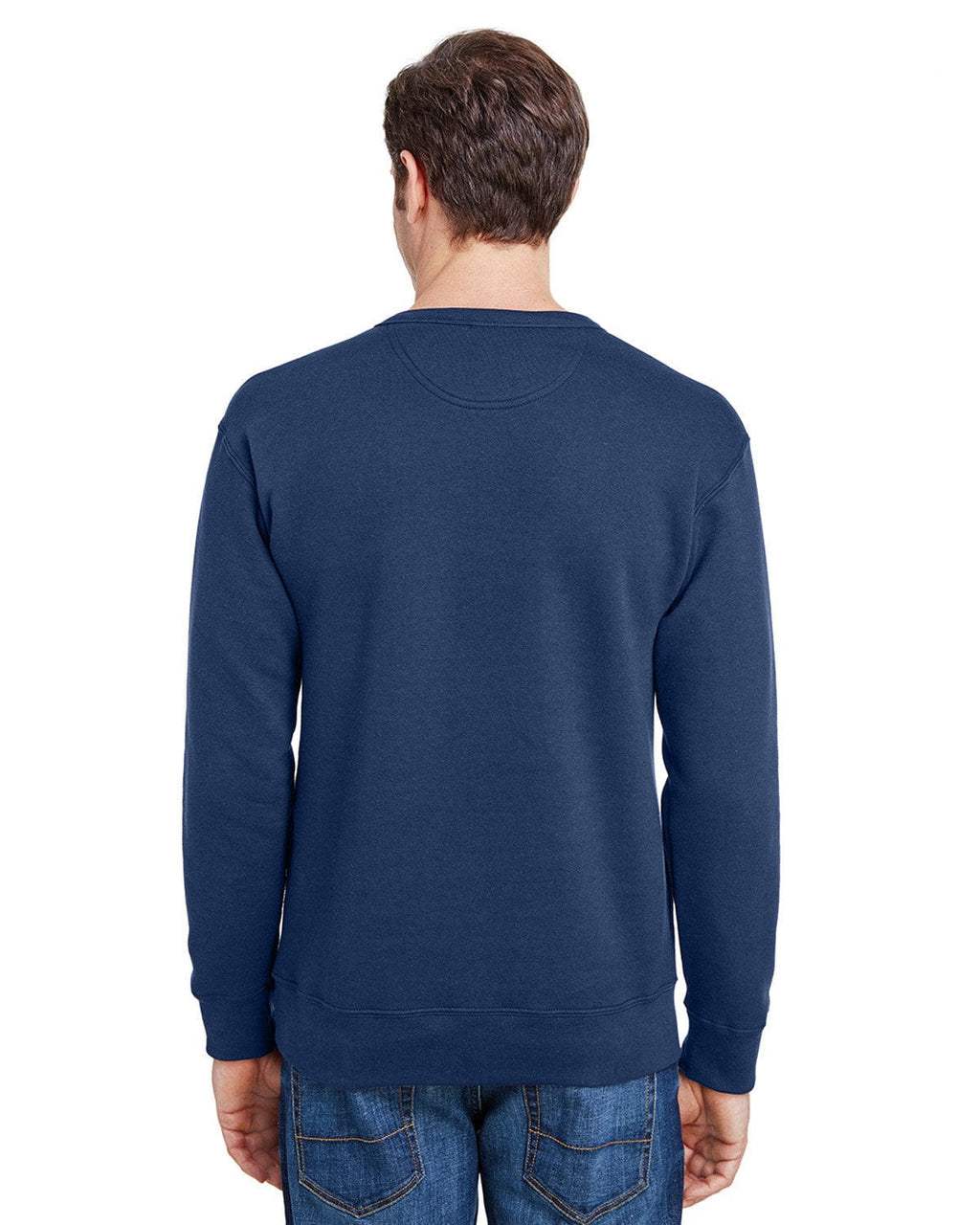 Gildan Hammer Crewneck Sweatshirt HF000 | Sport Dark Navy - Back