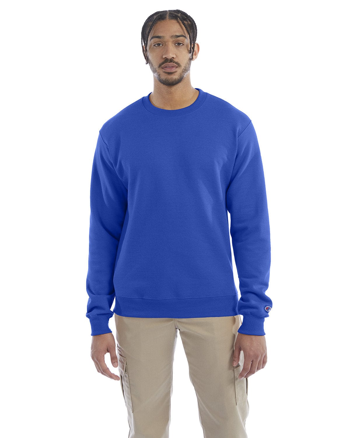 Champion EcoSmart Crewneck Sweatshirt S600 | Royal Blue - Front