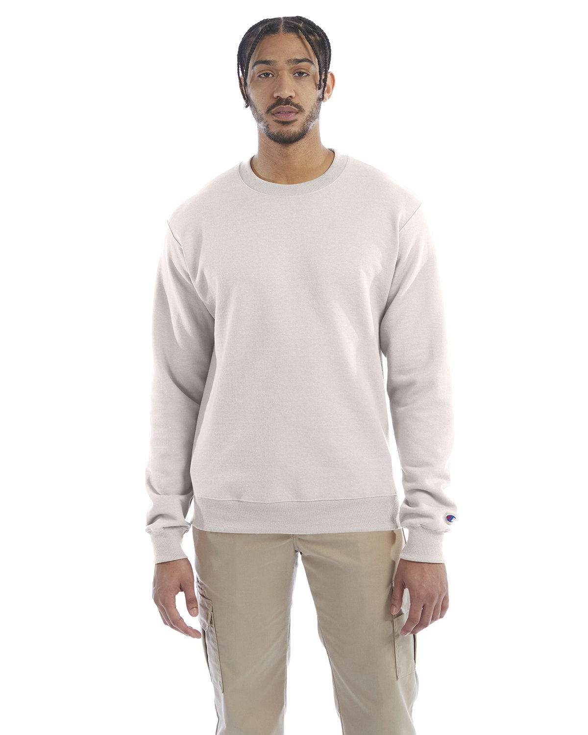Champion EcoSmart Crewneck Sweatshirt S600 | Body Blush - Front