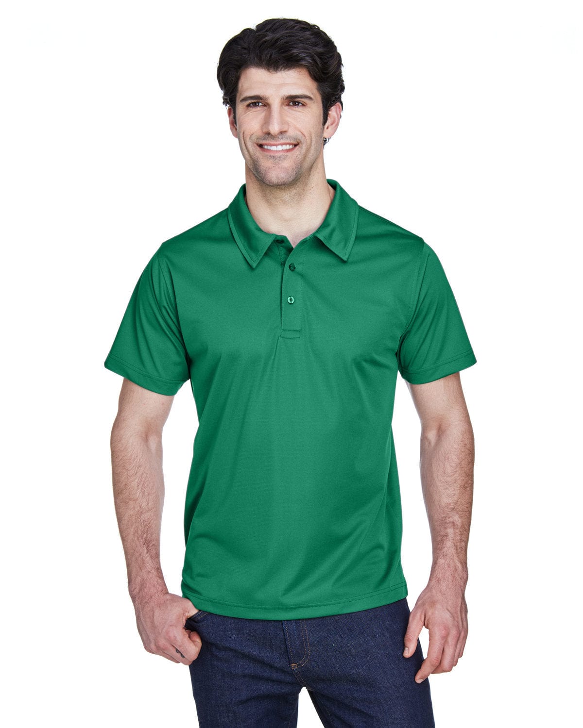 Team 365 Mens Command Snag Protection Polo TT21 | Sport Kelly - Front